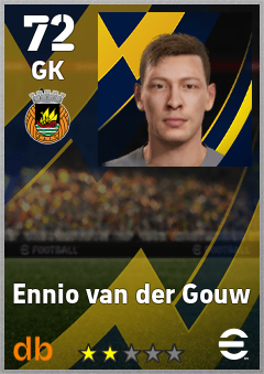 Ennio van der Gouw — GK, OVR 72, MAX 72