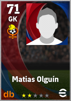 Matias Olguín — GK, OVR 71, MAX 71