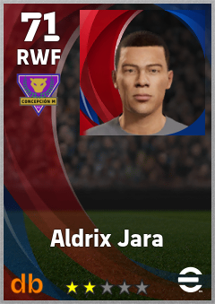 Aldrix Jara — RWF, OVR 71, MAX 71