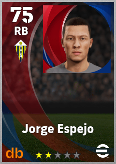 Jorge Espejo eFootball player card