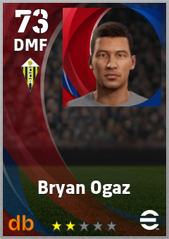 Bryan Ogaz — DMF, OVR 73, MAX 73