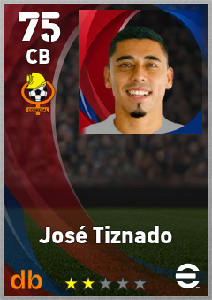 José Tiznado eFootball player card