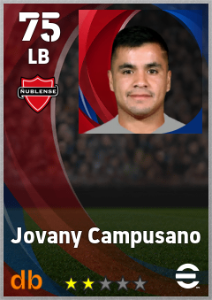 Jovany Campusano — LB, OVR 75, MAX 75