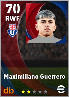 Maximiliano Guerrero — RWF, OVR 70, MAX 70