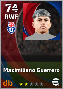 Maximiliano Guerrero — RWF, OVR 74, MAX 74