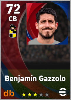 Benjamín Gazzolo eFootball player card