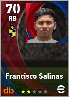 Francisco Salinas — RB, OVR 70, MAX 70