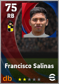 Francisco Salinas — RB, OVR 75, MAX 75