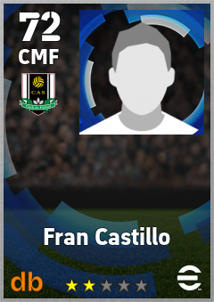 Fran Castillo — CMF, OVR 72, MAX 72