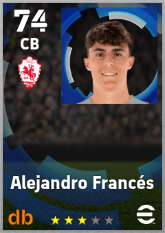 Alejandro Francés eFootball player card