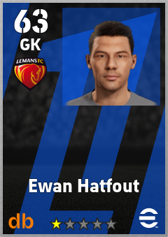 Ewan Hatfout — GK, OVR 63, MAX 63