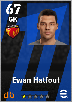 Ewan Hatfout — GK, OVR 67, MAX 67