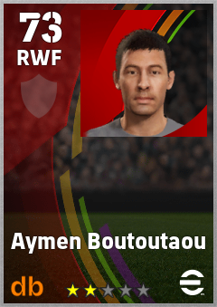 Aymen Boutoutaou — RWF, OVR 73, MAX 73