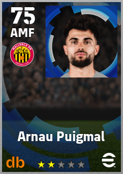 Arnau Puigmal — AMF, OVR 75, MAX 75