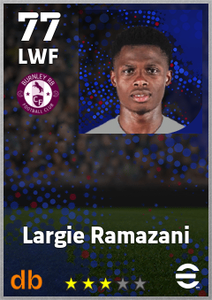 Largie Ramazani eFootball player card