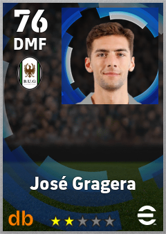José Gragera — DMF, OVR 76, MAX 76