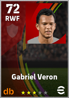 Gabriel Veron eFootball player card