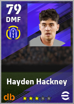 Hayden Hackney eFootball player card