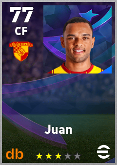 Juan — CF, OVR 77, MAX 77