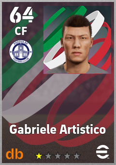 Gabriele Artistico — CF, OVR 64, MAX 64