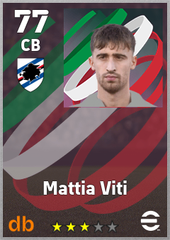 Mattia Viti — CB, OVR 77, MAX 77