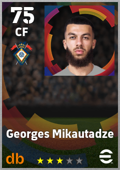Georges Mikautadze eFootball player card