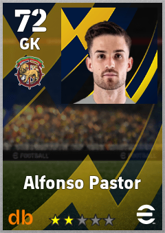 Alfonso Pastor — GK, OVR 72, MAX 72