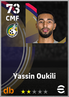 Yassin Oukili eFootball player card