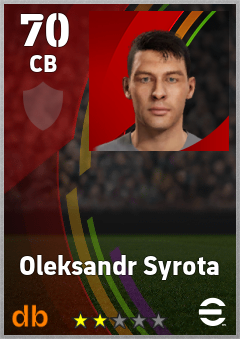 Oleksandr Syrota eFootball player card