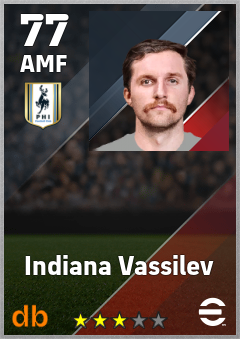 Indiana Vassilev — AMF, OVR 77, MAX 77
