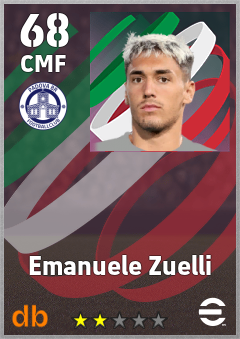 Emanuele Zuelli — CMF, OVR 68, MAX 68
