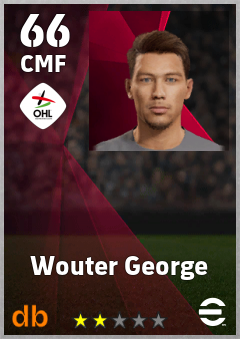 Wouter George — CMF, OVR 66, MAX 66