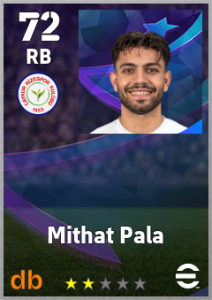 Mithat Pala — RB, OVR 72, MAX 72