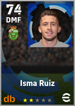 Isma Ruiz eFootball player card
