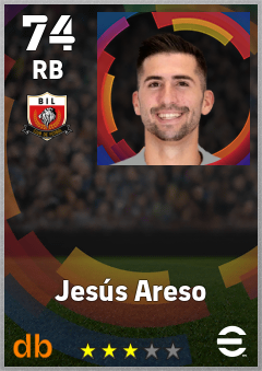 Jesús Areso eFootball player card