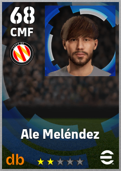 Ale Meléndez — CMF, OVR 68, MAX 68