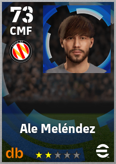 Ale Meléndez — CMF, OVR 73, MAX 73