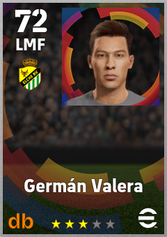 Germán Valera eFootball player card