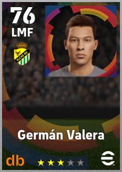 Germán Valera — LMF, OVR 76, MAX 76