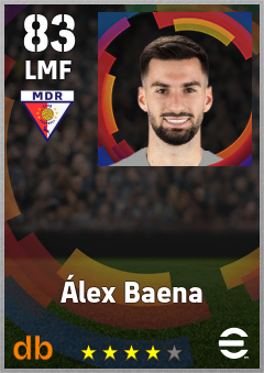 Álex Baena — LMF, OVR 83, MAX 83