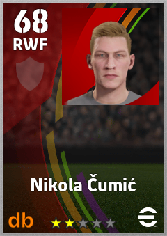 Nikola Čumić eFootball player card