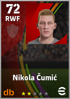 Nikola Čumić — RWF, OVR 72, MAX 72