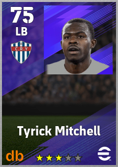 Tyrick Mitchell eFootball player card