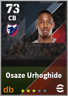 Osaze Urhoghide — CB, OVR 73, MAX 73