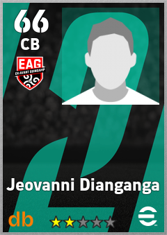Jeovanni Dianganga — CB, OVR 66, MAX 66