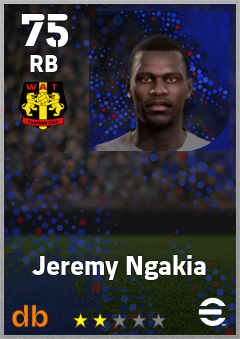 Jeremy Ngakia — RB, OVR 75, MAX 75