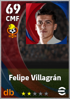 Felipe Villagrán — CMF, OVR 69, MAX 69