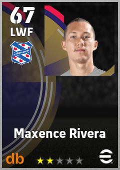 Maxence Rivera — LWF, OVR 67, MAX 67