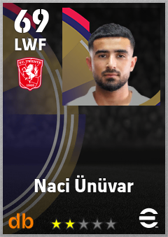 Naci Ünüvar — LWF, OVR 69, MAX 69