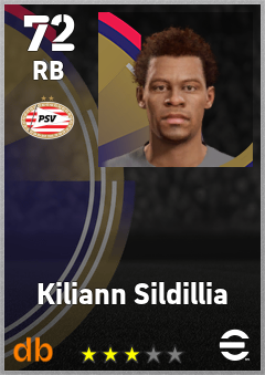 Kiliann Sildillia — RB, OVR 72, MAX 72